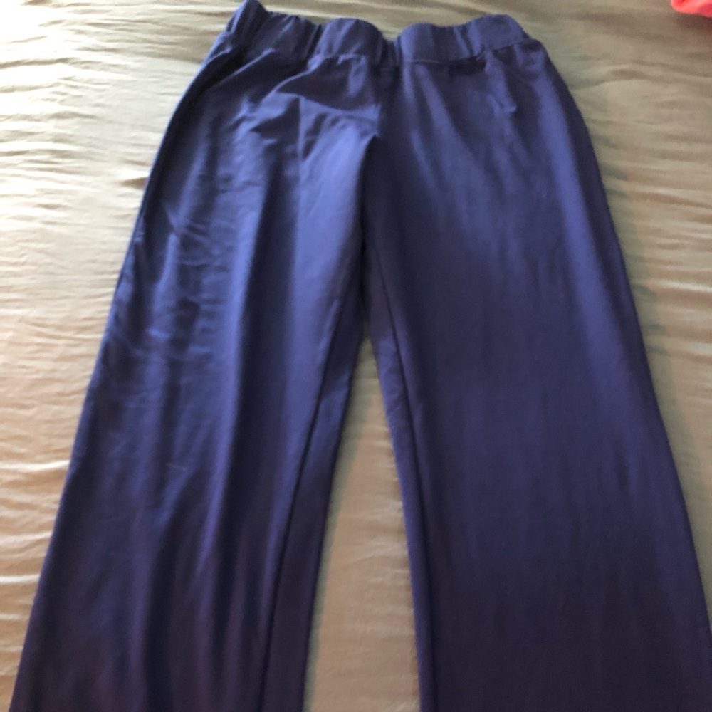 blue sweat pants